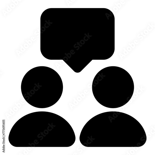 conversation icon vector illustration asset element