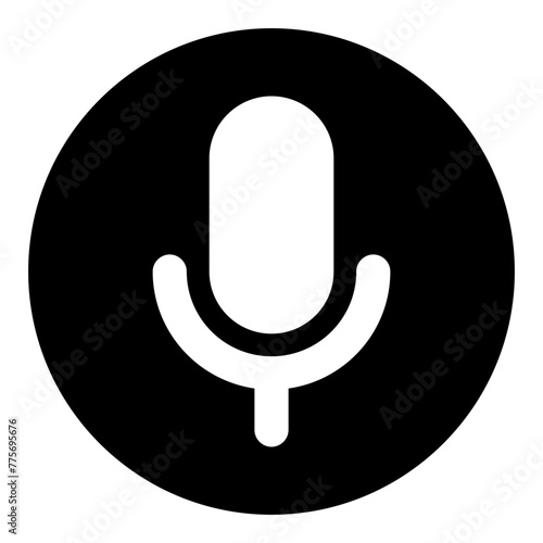 microphone icon vector illustration asset element