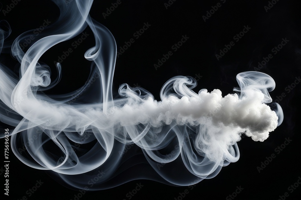abstract white powder explosion on black background. abstract white powder explosion on black background.