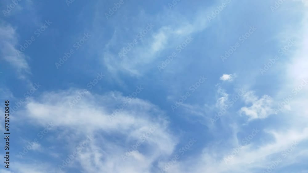 blue sky with clouds, landscape of beautiful cloud timelapse blue sky with clouds, landscape of beautiful cloud timelapse