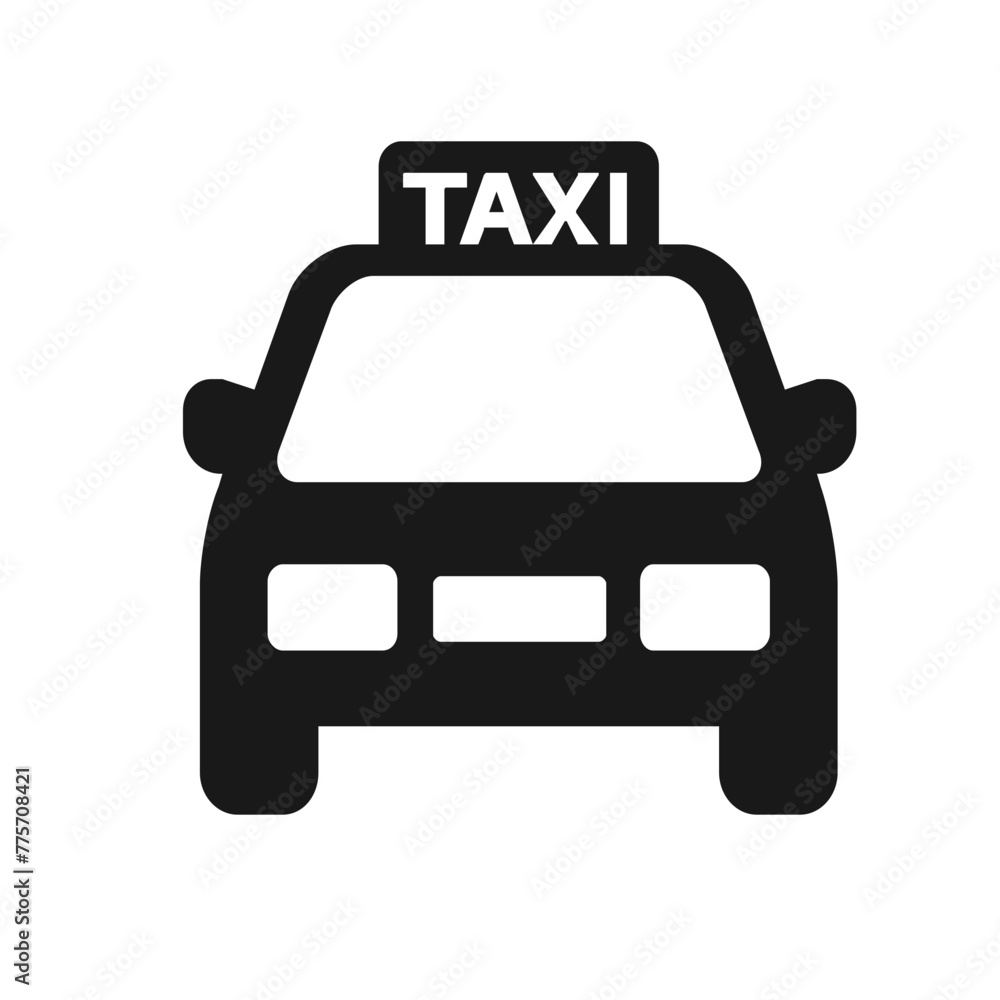 Taxi simple icon