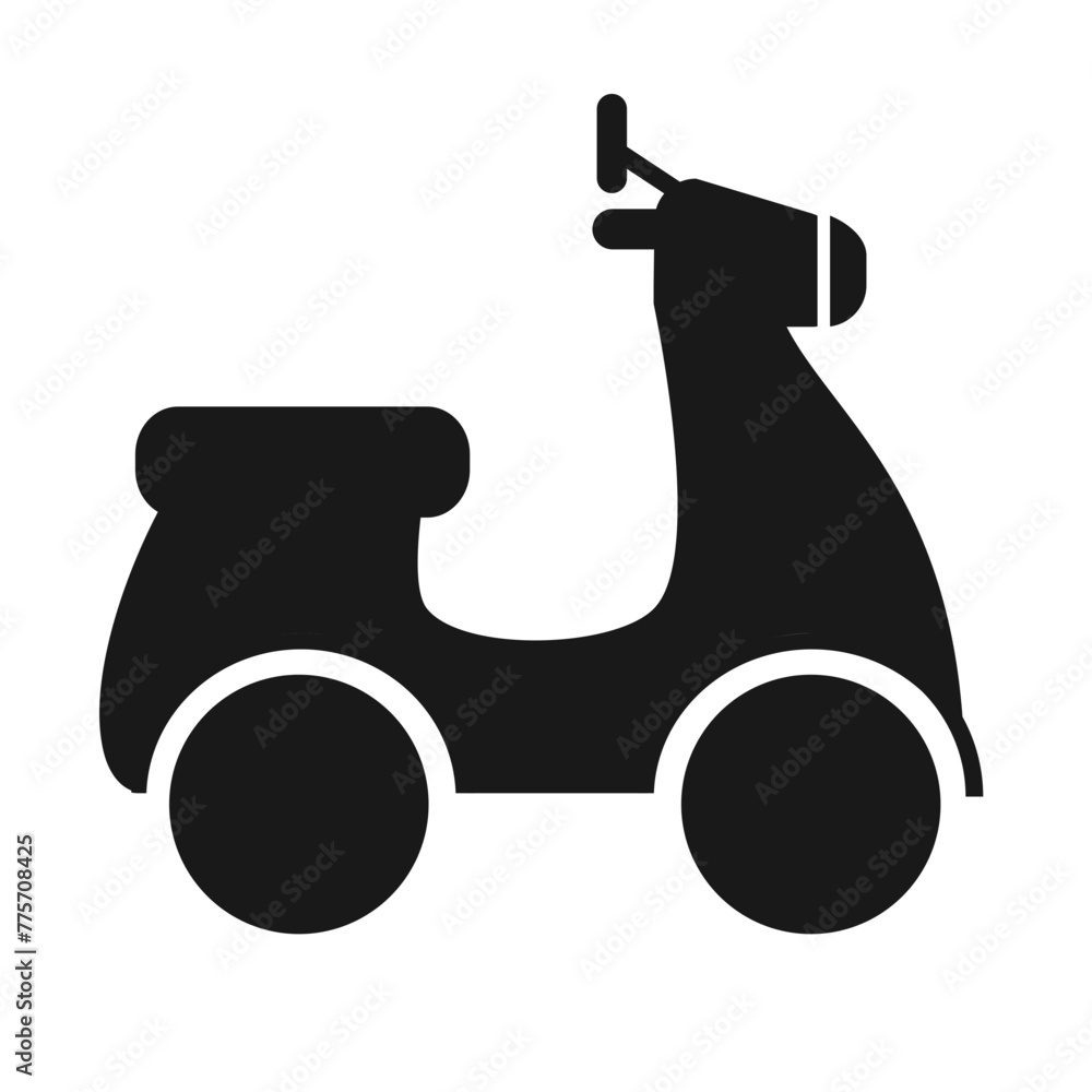Scooter simple icon Scooter simple icon