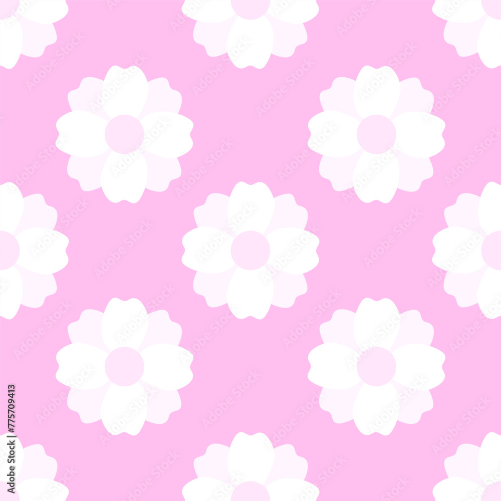 Seamless delicate seamless background with flowers hand drawn drawing. Linear doodle flowers vector. Seamless background for wrapping paper. Seamless delicate seamless background with flowers hand drawn drawing. Linear doodle flowers vector. Seamless background for wrapping paper.