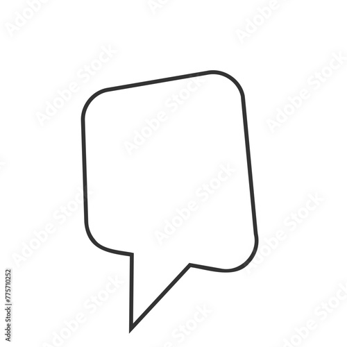 Talk bubble speech icon