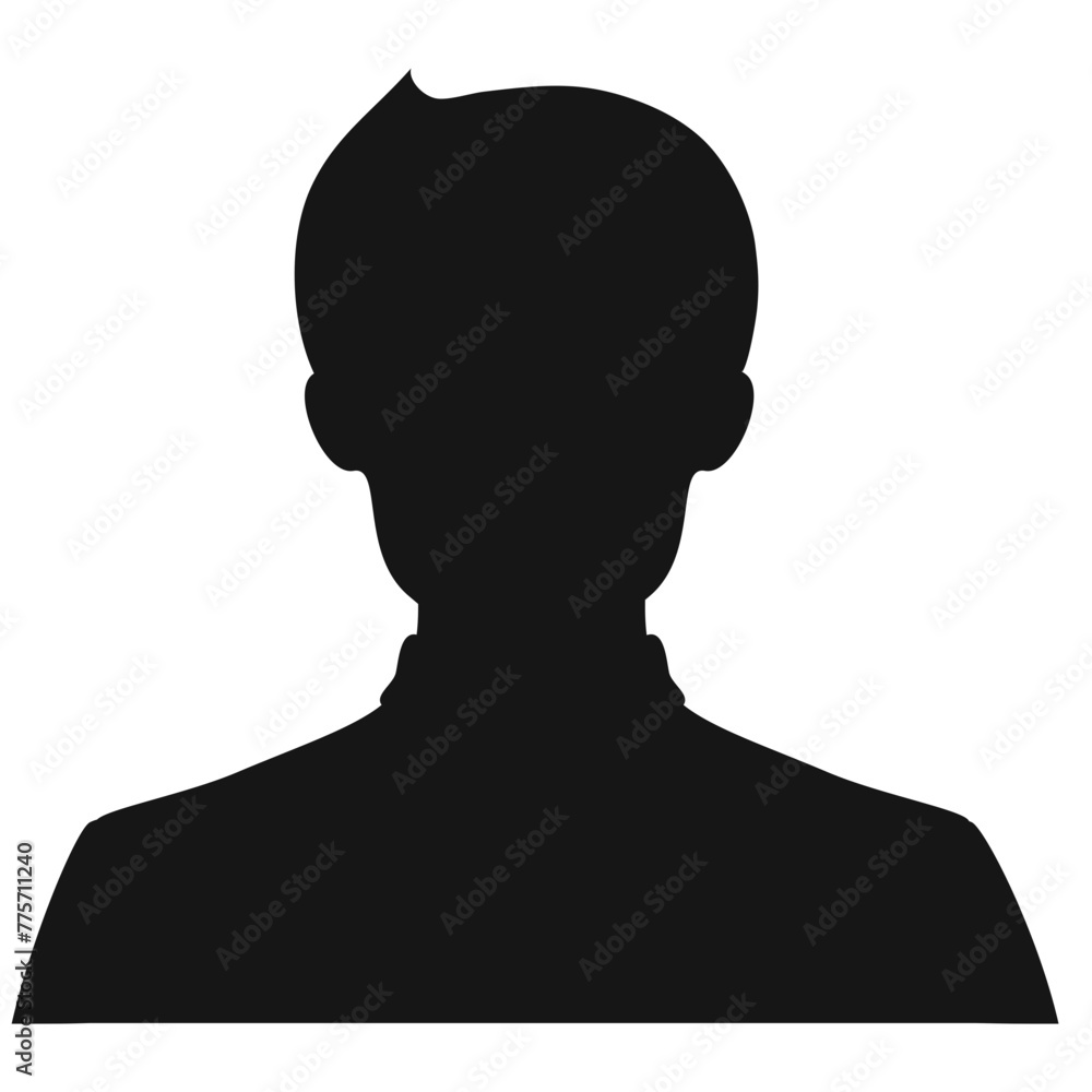 Default anonymous male user profile picture for Mobile application Default anonymous male user profile picture for Mobile application