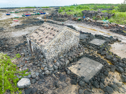 Yanding ancient salt field in Danzhou, Hainan, China photo