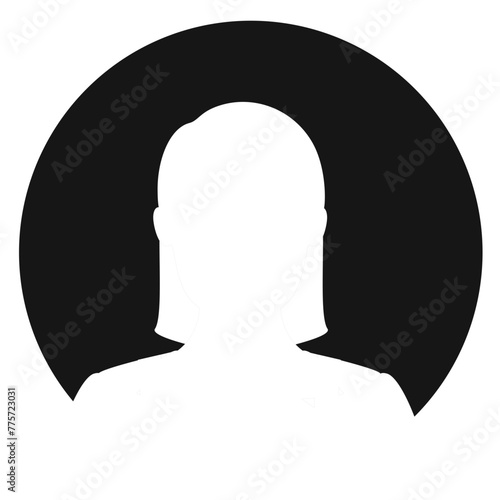 Female user account or user profile
