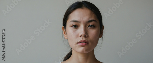 A young woman with dark hair