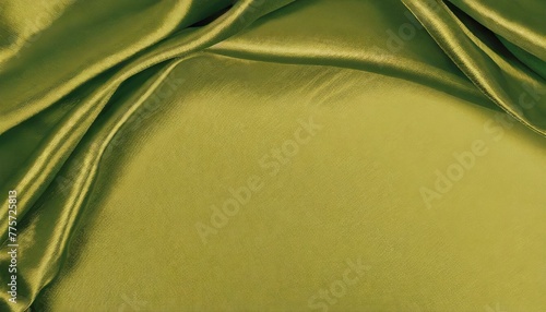 Beautiful elegant green shiny cloth background. photo