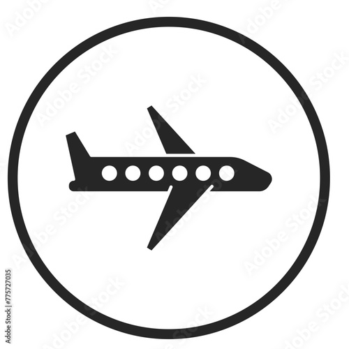 Airplane icon logo plane photo