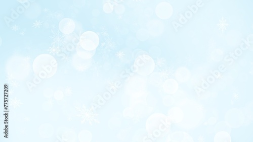 Abstract blue bokeh background , Colorful smooth illustration, wallpaper illustration