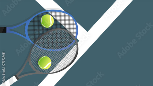 Tennis racket with ball ,Illustrations for use in online sporting events , Illustration Vector  EPS 10