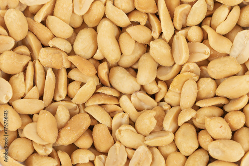 salted peanuts background texture close-up © Илья Подопригоров