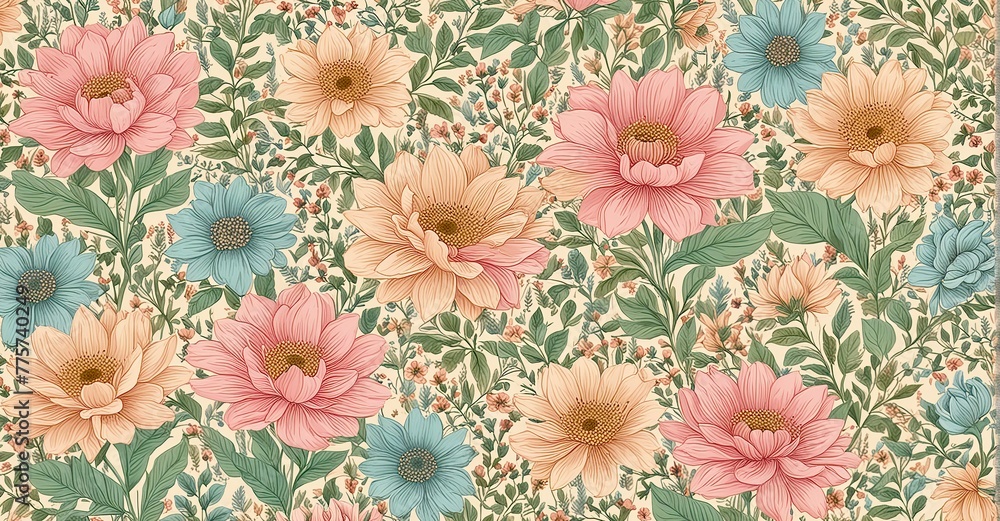 seamless floral pattern seamless floral pattern