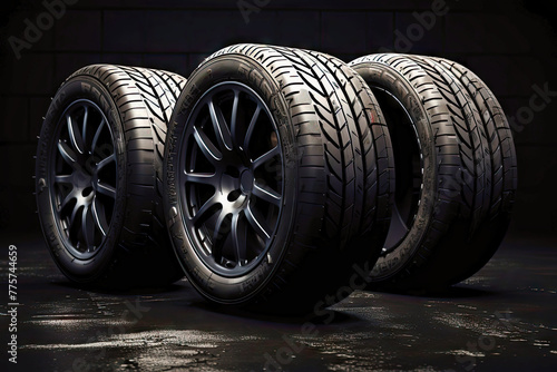 New car tires © petro