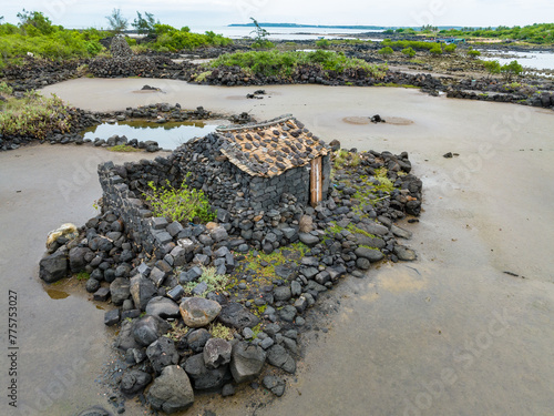 Yanding ancient salt field in Danzhou, Hainan, China photo