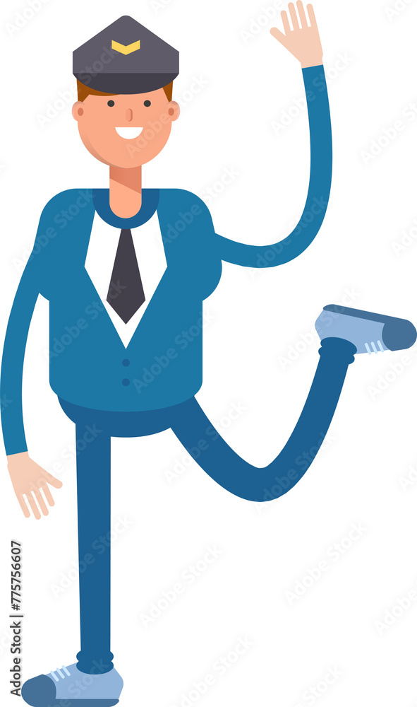 Postman Character Relaxing Illustration
Postman Character Relaxing Illustration