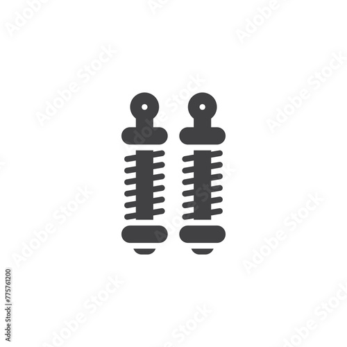 Shock absorber vector icon