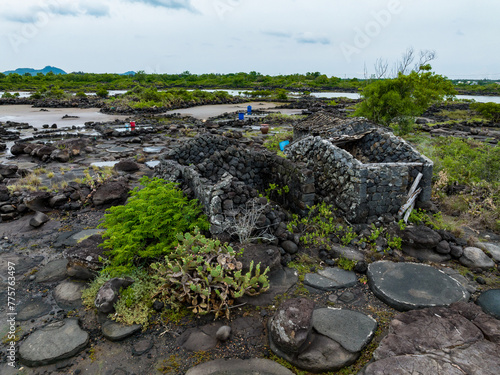 Yanding ancient salt field in Danzhou, Hainan, China photo