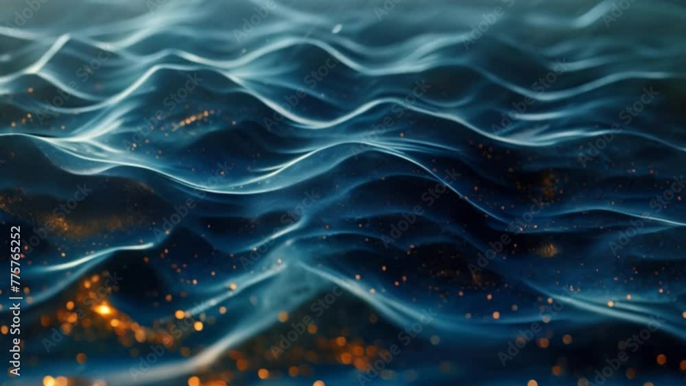 Blue sound wave background Blue sound wave background
