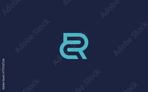 letters cr or rc logo icon design vector design template inspiration