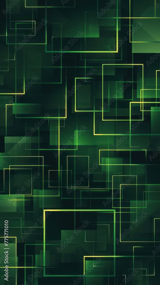 A green abstract background with a geometric pattern A green abstract background with a geometric pattern