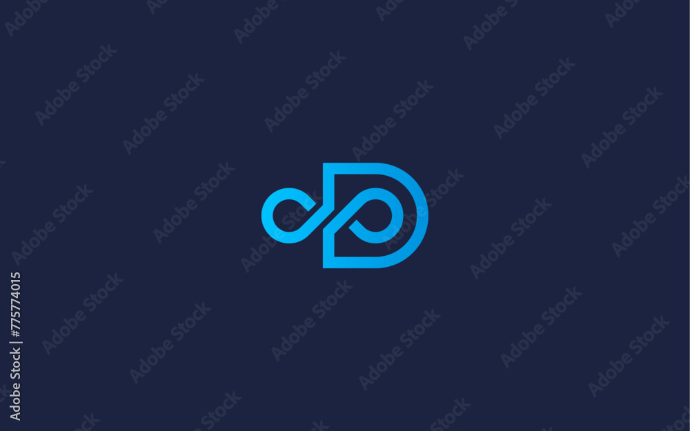 letter d with infinity logo icon design vector design template inspiration letter d with infinity logo icon design vector design template inspiration