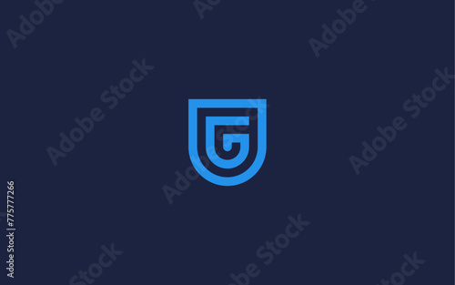 letter g with shield logo icon design vector design template inspiration