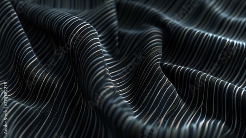 Pinstripe Suit Texture with Folds