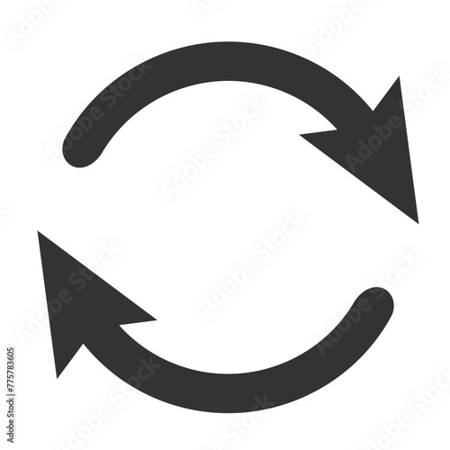Reload icon. Rotation symbol