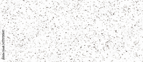 Terrazzo flooring consists of chips of marble texture. quartz surface white, black for bathroom or kitchen countertop. white paper texture background. rock stone marble backdrop textured illustration. photo