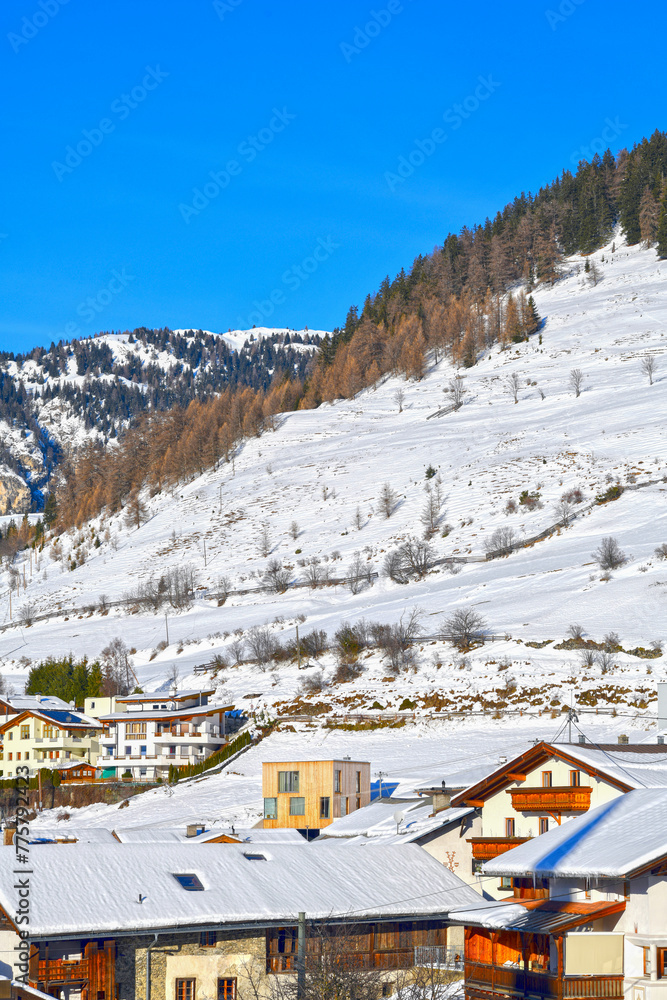 Winterlandschaft in Nauders - Tirol (Österreich)