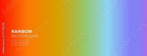 Vibrant multicolored rainbow gradient abstract banner background, pride month color, vector design