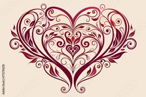 art-nouveau-flourish-swirls-decorative-heart-vector illus.eps