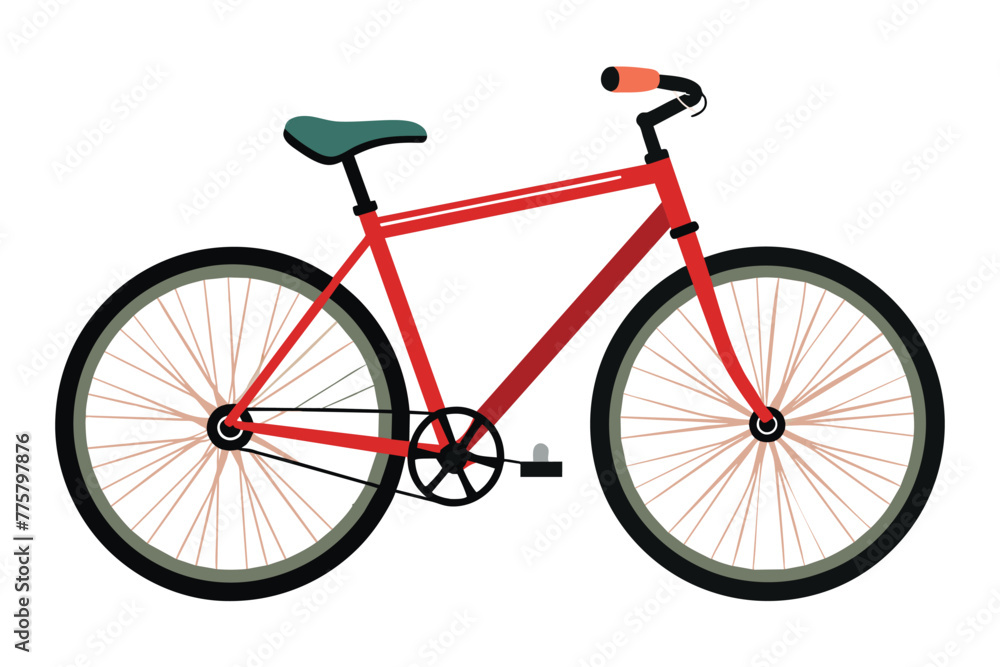 bicycle-white-background vec.eps