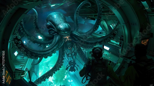 Alien Encounter Shimmering Tentacles