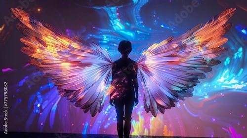 Cosmic Ethnographer shimmering wings