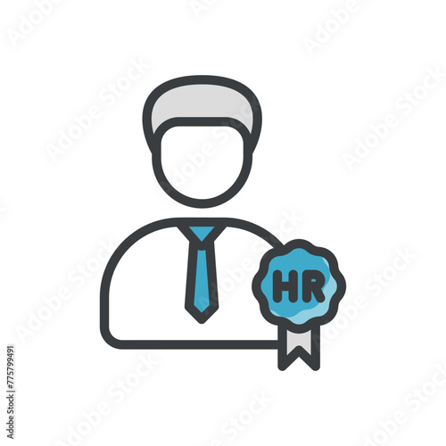 HR vector icon