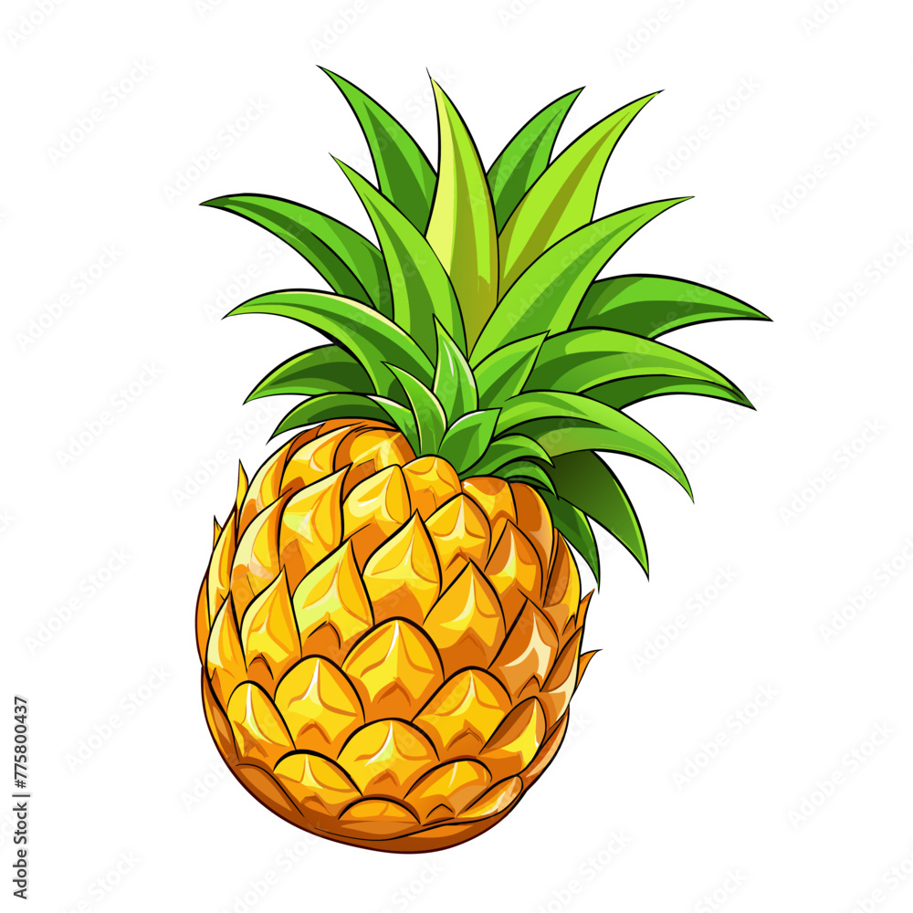 Summer fruits for healthy lifestyle. Pineapple fruit Summer fruits for healthy lifestyle. Pineapple fruit