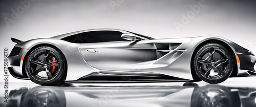 Luxury premium realistic high-speed car © Данил Шкадоревич
