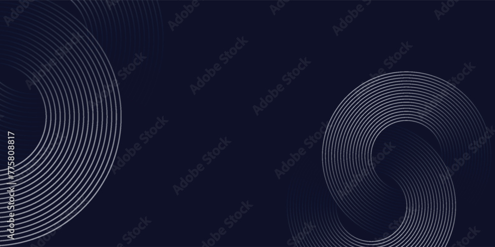 Fototapeta premium Spiral sound wave rhythm line dynamic abstract vector background modern.