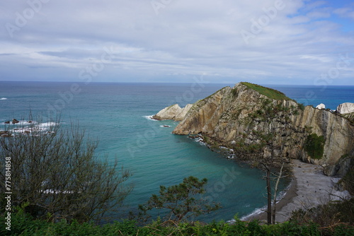 Playa del Silencio o Gaviero, Asturias, España photo