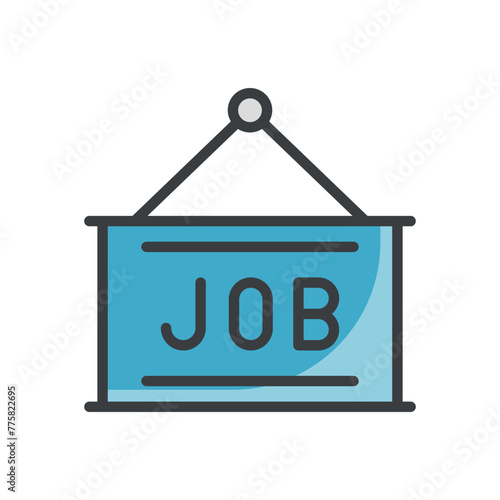 jobs open vector icon