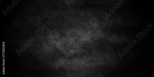 Abstract black stone wall texture grunge rock surface. dark gray background backdrop. wide panoramic banner. old wall stone for dark black distressed grunge background wallpaper rough concrete wall.
