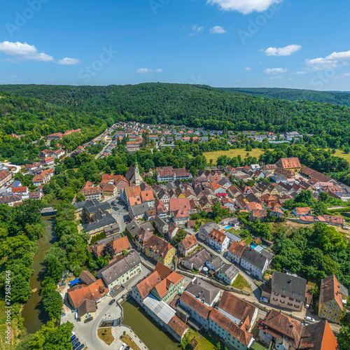 Idyllisches Altmühltal bei Pappenheim südlich von Weißenburg photo