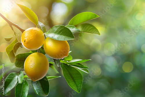 lemon on a branch