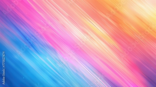 Blur Abstract Background. Colorful Gradient Defocused Backdrop. Simple Trendy Design Element For You Project, Banner, Wallpaper. Beautiful De-focused Soft Blurred Image 