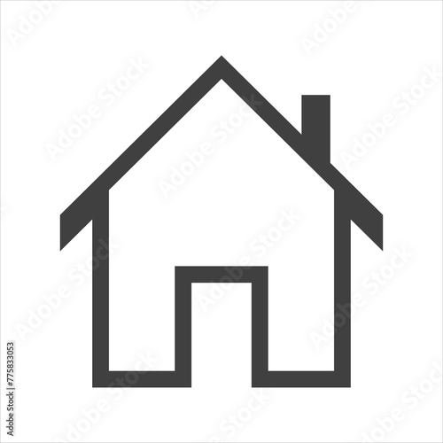 house icon on white isolate