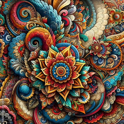 Wallpaper Mural Color Cascade: Fabric Fusion Torontodigital.ca