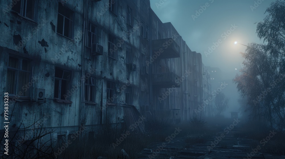 Decrepit Soviet Bloc Apartment, Nightmarish